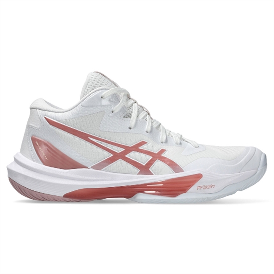 Asics SKY ELITE FF MT 3 (W) Кроссовки волейбольные женские Белый/Красный - фото 327443