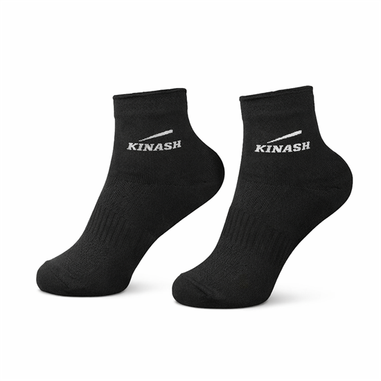Kinash RUNS SOCKS Носки беговые низкие Черный/Белый - фото 327749