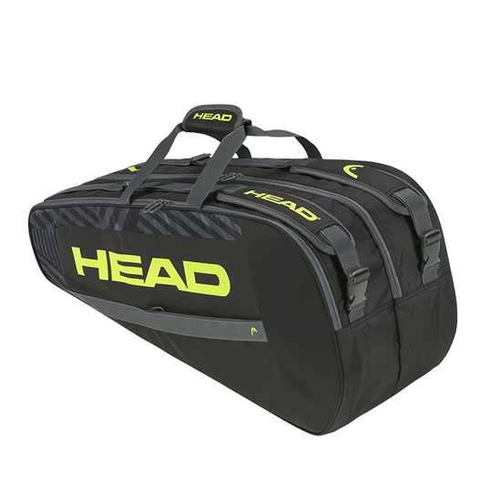Head BASE RACQUET BAG M Сумка для ракеток Черный/Салатовый - фото 328268