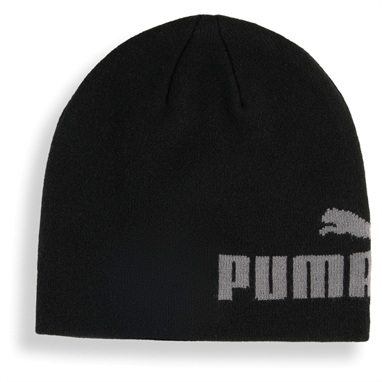 Puma ESS MID CROWN CUFFLESS BEANIE Шапка беговая Черный - фото 328313