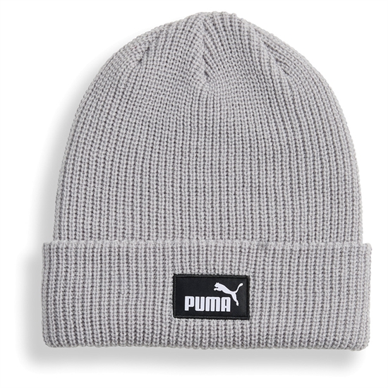 Puma ESS HIGH CROWN BEANIE Шапка беговая Серый - фото 328331