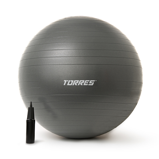 Torres FB122585 Мяч гимнастический 85 см Серый - фото 328763