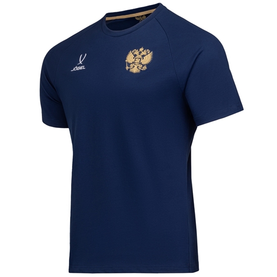 Jögel NATIONAL COTTON TEE Футболка игровая футбольная Темно-синий - фото 329318