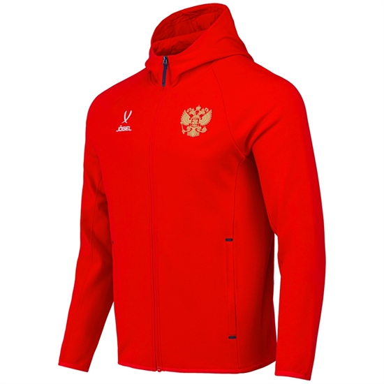 Jögel NATIONAL ESSENTIAL HOODED FZ JACKET Худи на молнии Красный - фото 329356