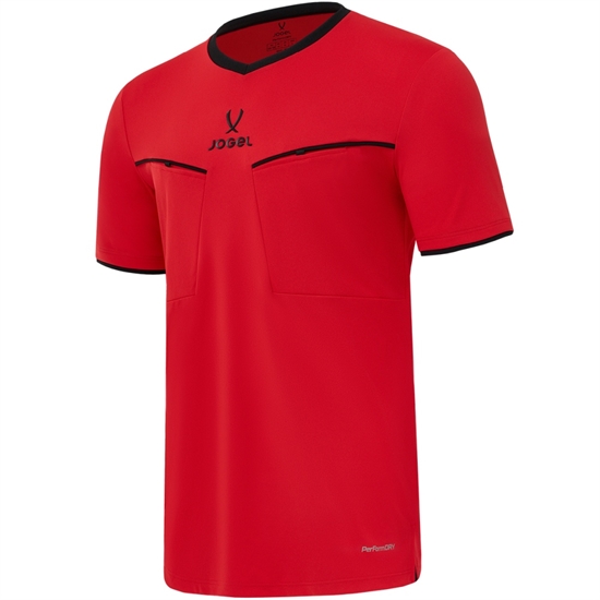 Jögel DIVISION PERFORMDRY REFEREE SS TEE 2.0 Футболка судейская Красный - фото 329601