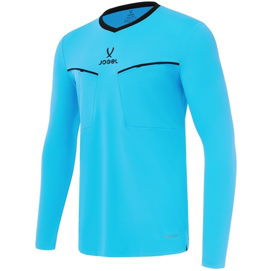 Jögel DIVISION PERFORMDRY REFEREE LS TEE 2.0 Футболка судейская с длинным рукавом Голубой - фото 329636