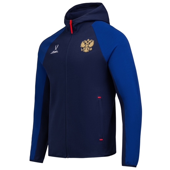 Jögel NATIONAL ESSENTIAL HOODED FZ JACKET Худи на молнии Синий/Темно-синий - фото 329856