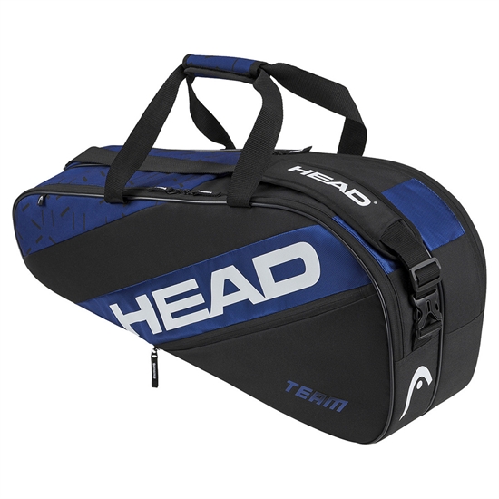 Head TEAM RACQUET BAG M Сумка для ракеток Черный/Синий - фото 330719