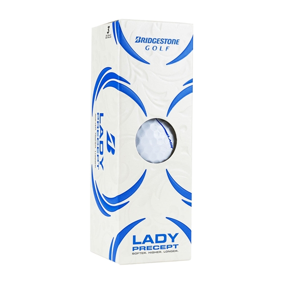 Bridgestone LADY PRECEPT Мячи для гольфа (3 шт) Белый - фото 330894