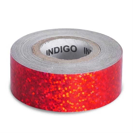 Indigo CRYSTAL IN139 Обмотка для гимнастического обруча 20мм*14м Красный - фото 330911