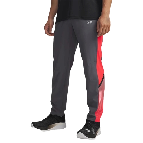 Under Armour BCL STORM PANTS Брюки беговые Серый/Красный - фото 332810