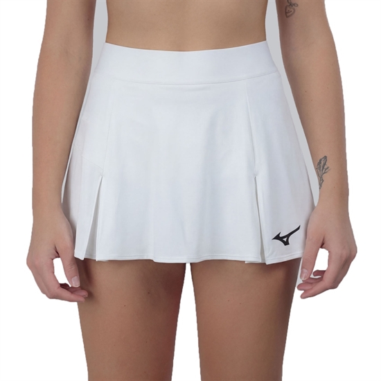 Mizuno STRAGAZER FLYING SHORT (W) Юбка теннисная женская Белый - фото 334063