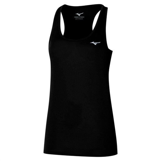 Mizuno IMPULSE CORE TANK (W) Майка беговая женская Черный - фото 334078