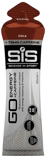 SiS GO ISOTONIC ENERGY GELS + CAFFEINE Гель изотонический углеводный с кофеином 60 мл Кола - фото 335148