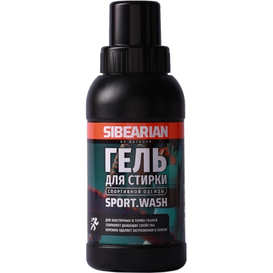 Sibearian SPORT.WASH Гель для стирки спортивной одежды 250 мл - фото 335262
