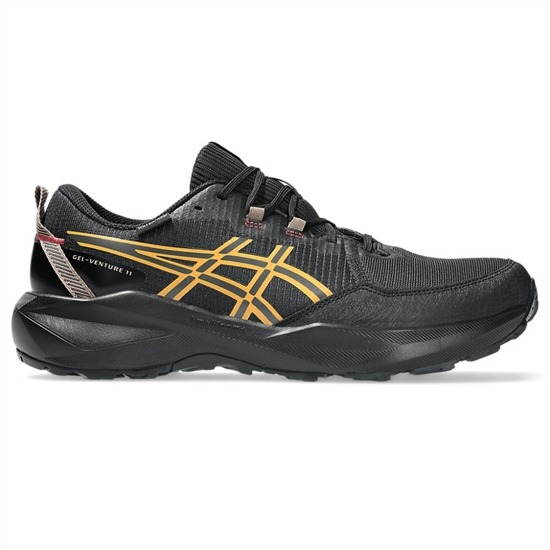 Asics GEL-VENTURE 11 WATERPROOF Кроссовки беговые Черный/Оранжевый - фото 335400