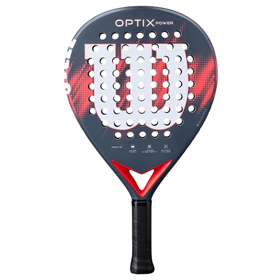 Wilson OPTIX V2 POWER Ракетка для падела Серый/Красный - фото 335752