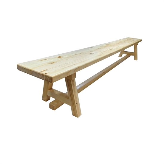Rusbrand KS516 Скамейка гимнастическая 2500х230х300 мм. СТАНДАРТ, на деревянных ножках - фото 336510