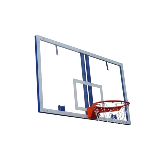 Rusbrand KS455 Щит баскетбольный игровой 1800×1050 мм, поликарбонат 15 мм, с основанием - фото 336618