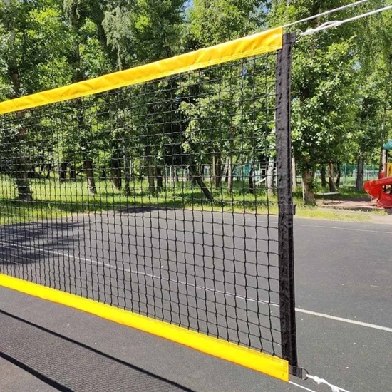 Rusbrand KS6054 Сетка для пляжного тенниса, волейбола, нить 3 мм, профессиональная - фото 336652