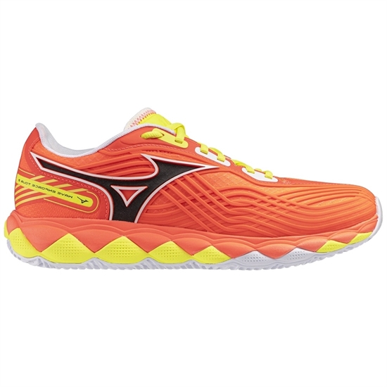 Mizuno WAVE ENFORCE TOUR 2 PADEL Кроссовки для падела Оранжевый/Черный/Желтый - фото 337001