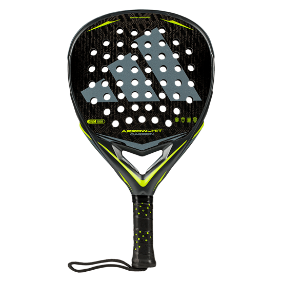Adidas ARROW HIT CARBON 2026 Ракетка для падела Черный/Серый - фото 337614
