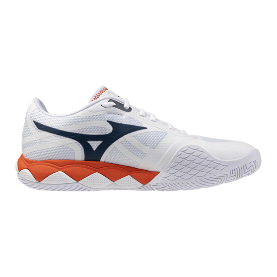 Mizuno WAVE ENFORCE TOUR 2 AC Кроссовки теннисные Белый/Синий - фото 337640
