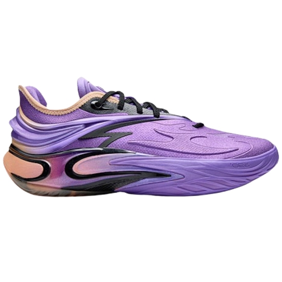 Anta SHOCK WAVE 8 PRO Кроссовки баскетбольные Фиолетовый/Черный - фото 337760