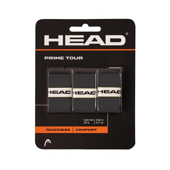 Head PRIME TOUR Овергрип Черный - фото 337899