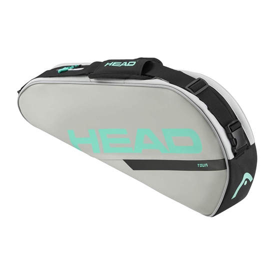 Head TOUR RACQUET BAG S Сумка для ракеток Серый/Бирюзовый - фото 338018
