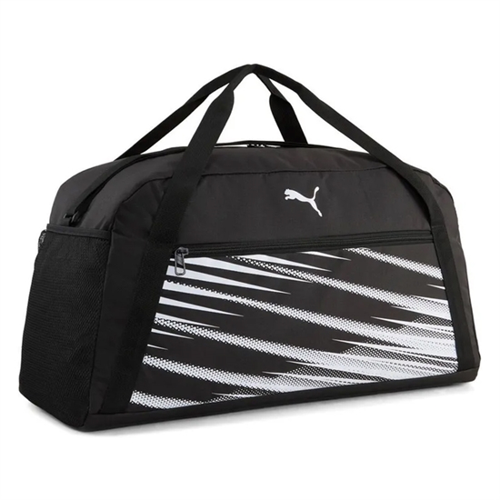 Puma ATTACANTO SPORTS BAG M (079531-01) Сумка спортивная Черный/Белый - фото 338160