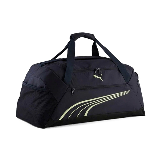 Puma FUNDAMENTALS MEDIUM SPORTS BAG Сумка спортивная Темно-синий/Золотой - фото 338183