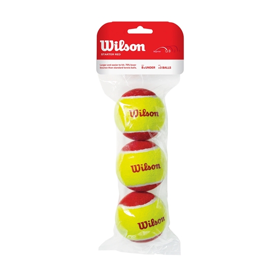 Wilson STARTER RED (WRT137001) Мячи для большого тенниса (3 шт) - фото 338557