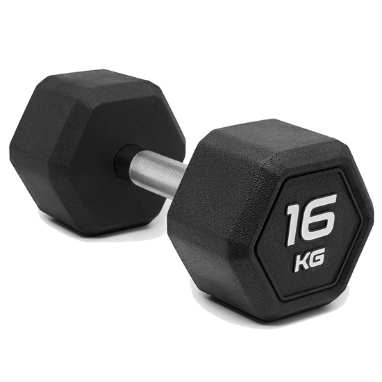 Starfit DB-301PRO 16 КГ Гантель гексагональная  обрезиненная Черный - фото 340185