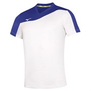 Mizuno AUTHENTIC MYOU TEE Футболка волейбольная Белый/Синий Mizuno AUTHENTIC MYOU TEE Футболка волейбольная Белый/Синий