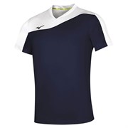 Mizuno AUTHENTIC MYOU TEE Футболка волейбольная Темно-синий/Белый Mizuno AUTHENTIC MYOU TEE Футболка волейбольная Темно-синий/Белый