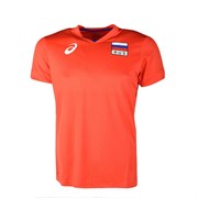 Asics MAN RUSSIA SS TEE Футболка игровая волейбольная Красный Asics MAN RUSSIA SS TEE Футболка игровая волейбольная Красный