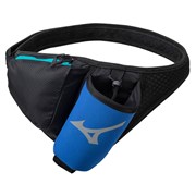 Mizuno RUNNING WAIST BOTTLE BAG Сумка на пояс Черный/Синий Mizuno RUNNING WAIST BOTTLE BAG Сумка на пояс Черный/Синий