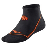 Mizuno DRYLITE COMFORT MID Носки беговые Черный/Оранжевый