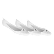 Asics 3PPK SECRET SOCK Носки беговые низкие (3 пары) Белый/Серый