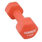 Torres PL55014 Гантель 4 кг Torres PL55014 Гантель 4 кг