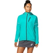 Asics FUJITRAIL JACKET (W) Куртка беговая ветрозащитная с капюшоном женская Голубой Asics FUJITRAIL JACKET (W) Куртка беговая ветрозащитная с капюшоном женская Голубой