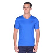Asics SS TEE INDOOR 2 Футболка игровая волейбольная Синий/Темно-синий Asics SS TEE INDOOR 2 Футболка игровая волейбольная Синий/Темно-синий