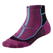 Mizuno COOLING COMFORT MID Носки беговые Фиолетлвый/Черный/Голубой