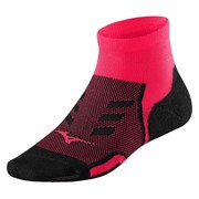 Mizuno DRYLITE RACE MID Носки беговые Розовый/Черный