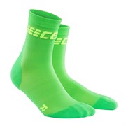CEP DYNAMIC+ ULTRALIGHT SHORT SOCKS (W) Носки беговые высокие женские Зеленый/Салатовый