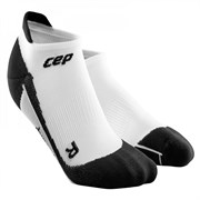 CEP DYNAMIC+ NO SHOW COMPRESSION SOCKS Носки беговые низкие Белый/Черный
