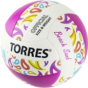 Torres BEACH SAND PINK (V32085B) Мяч для пляжного волейбола