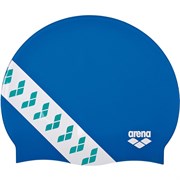 Arena TEAM STRIPE CAP Шапочка для плавания Синий/Белый