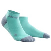 CEP LOW CUT COMPRESSION SOCKS 3.0 (W) Компрессионные короткие носки женские Бирюзовый/Серый